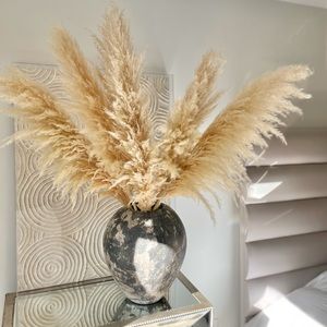 Large beige pampas